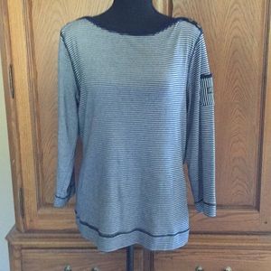 Long sleeve nautical style T-shirt. Ralph Lauren